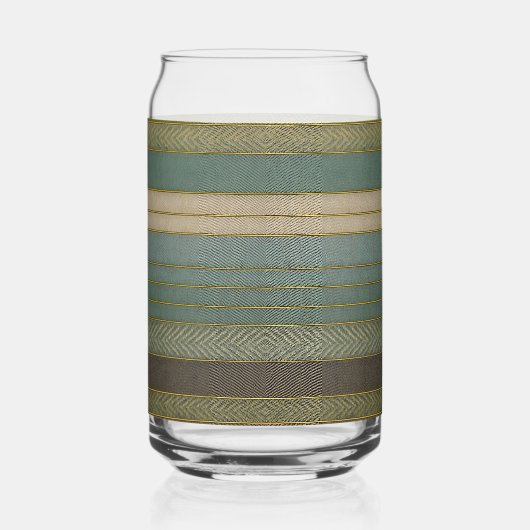 Mittelalterliche, moderne, verschmutzte Streifen d Dosenglas (Links)