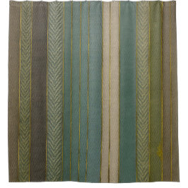 Mittelalterliche, moderne, verschmutzte Streifen d Duschvorhang