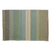 Mittelalterliche, moderne, verschmutzte Streifen d Kissenbezug (Vorderseite)