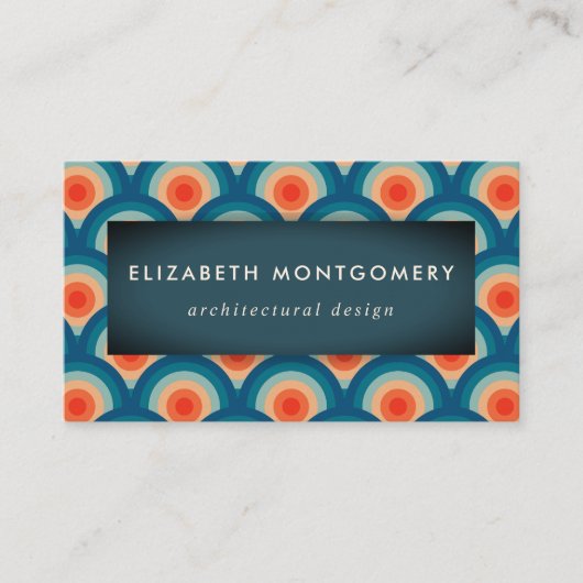 Mittelalterliche moderne Visitenkarte (Vorderseite)