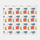 Mittelalterliche Moderne Weihnachtsgeschenke & Can Fleecedecke (Vorderseite (Horizontal))