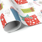 Mittelalterliche Moderne Weihnachtsgeschenke & Can Geschenkpapier (Rolleneckpunkt)