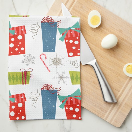 Mittelalterliche Moderne Weihnachtsgeschenke & Can Geschirrtuch (Viertel Falte)