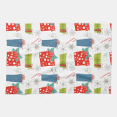 Mittelalterliche Moderne Weihnachtsgeschenke & Can Geschirrtuch (Horizontal)