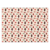 Mittelalterliche moderne Weihnachtsmuster  Tischdecke (Vorderseite (Horizontal))