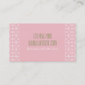 Mittelalterliche moderne Wüstenkaktus Visitenkarte (Rückseite)