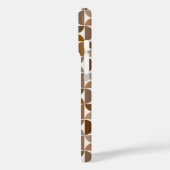 Mittelalterliche Moderne Zeitkreise Browns+Cream Case-Mate iPhone Hülle (Rückseite / Links)