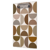 Mittelalterliche Moderne Zeitkreise Browns+Cream Klemmbrett (Links)