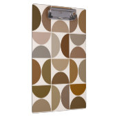 Mittelalterliche Moderne Zeitkreise Browns+Cream Klemmbrett (Rechts)