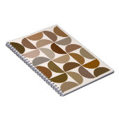 Mittelalterliche Moderne Zeitkreise Browns+Cream Notizblock (Rechte Seite)