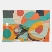 Mittelalterliche Monografie oder Name der Modernen Geschirrtuch (Horizontal)