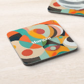 Mittelalterliche Monografie oder Name der Modernen Getränkeuntersetzer (Linke Seite)