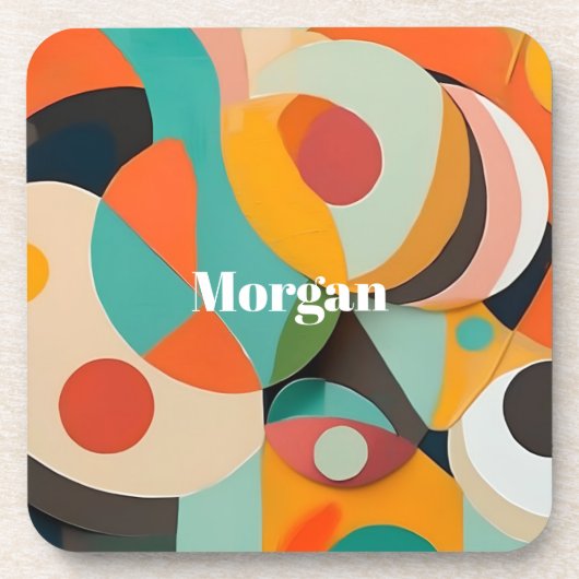 Mittelalterliche Monografie oder Name der Modernen Getränkeuntersetzer (Vorderseite)