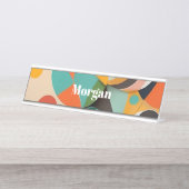 Mittelalterliche Monografie oder Name der Modernen Schreibtischnamensplakette (Vorderseite )