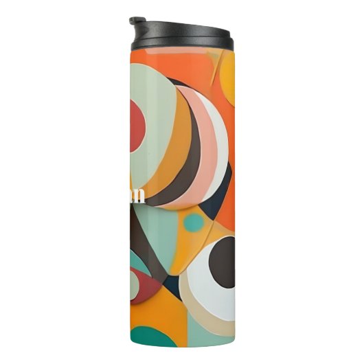 Mittelalterliche Monografie oder Name der Modernen Thermosbecher (Nach rechts gedreht)