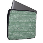 Mittelalterliche Musik-Manuskript-Neopren-Hülse Laptopschutzhülle (Vorne Rechts)