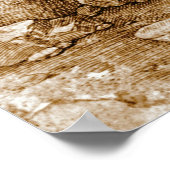 Mittelalterliche Musiker 1524 Poster (Ecke)