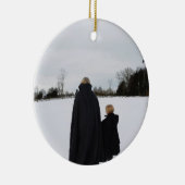 Mittelalterliche Mutter und Tochter Keramik Ornament (Rechts)