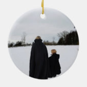 Mittelalterliche Mutter und Tochter Keramik Ornament (Hinten)