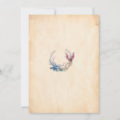 Mittelalterliche Mutter von Dragons Kinderdusche E Einladung (Rückseite)