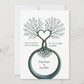 Mittelalterliche mystische Fantasie Gravierbaum Ho Einladung (Vorderseite)