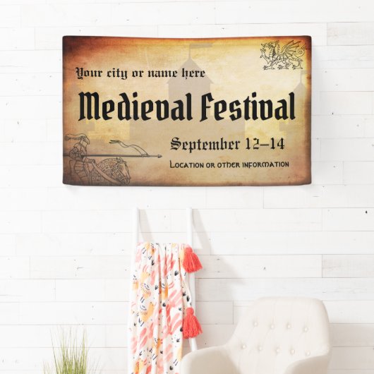 mittelalterliche oder Renaissance-Veranstaltung Banner (Insitu)