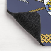 Mittelalterliche Poleaxe und Schild Mousepad (Ecke)