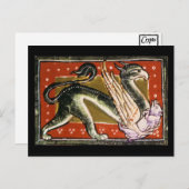 Mittelalterliche Postkarten (Vorne/Hinten)