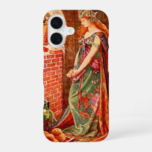 Mittelalterliche Prinzessin im Schloss iPhone 16 Hülle