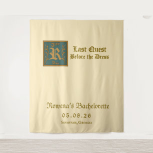 Mittelalterliche Prinzessin „Letzte Quest Junggese Wandteppich