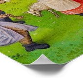 Mittelalterliche religiöse Christliche Weihnachtsk Poster (Ecke)