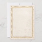 Mittelalterliche Renaissance-Babyparty-Einladung Einladung (Rückseite)