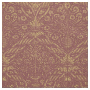 Mittelalterliche Renaissance Blume Vase Muster Stoff