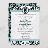 Mittelalterliche Renaissance Damaskus Einladung Ho (Vorne/Hinten)