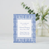 Mittelalterliche Renaissance Einladung (Stehend Vorderseite)