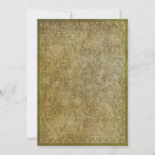 Mittelalterliche Renaissance Geburtstagsfeier Einl Einladung (Rückseite)