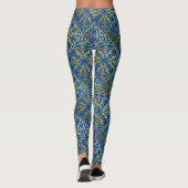Mittelalterliche Renaissance Herald Lion Leopard M Leggings (Rückseite)