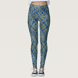 Mittelalterliche Renaissance Herald Lion Leopard M Leggings