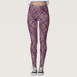 Mittelalterliche Renaissance Herald Lion Leopard M Leggings