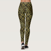 Mittelalterliche Renaissance Herald Lion Leopard M Leggings (Rückseite)