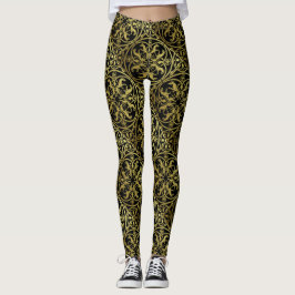 Mittelalterliche Renaissance Herald Lion Leopard M Leggings