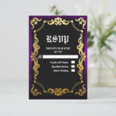 Mittelalterliche Renaissance Mittelalter RSVP-Kart RSVP Karte (Stehend Vorderseite)