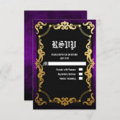 Mittelalterliche Renaissance Mittelalter RSVP-Kart RSVP Karte (Vorne/Hinten)