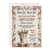 Mittelalterliche Renaissance-Prinzessin zum Geburt