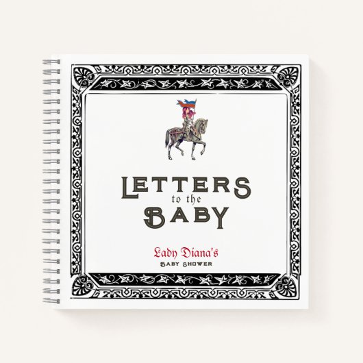 Mittelalterliche Renaissance Ritter Renfaire W Bab Notizblock (Vorderseite)