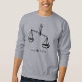 Mittelalterliche Renaissance Zodiac Symbol Libra S Sweatshirt (Vorderseite)