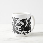 Mittelalterliche/Renaissancewyvern Kaffeepause Tas Kaffeetasse (VorderseiteRechts)