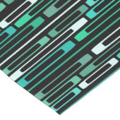 Mittelalterliche Retro flache Felsen Schwarz Türki Kurzer Tischläufer (Ecke)