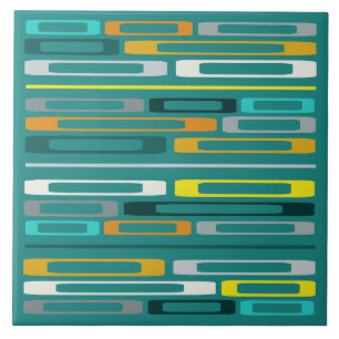 Mittelalterliche Retro-flache Felsen Türkisch Fliese