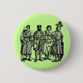 Mittelalterliche Ritter Button (Vorderseite)